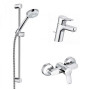 Набор смесителей для ванны  Kludi Pure&Easy 3в1, 378450565